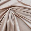 shumee Bež žametna pletenina, material za šivanje 0,5 m, gladka, mehka