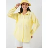 Bigdart Majica Hemden limonino-rumena