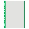 DONAU mapa U A4 mat PP, 40mic (zelen rob) 100/1