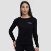 GymBeam Ženska majica dugih rukava Basic Black