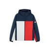 Tommy Jeans Prehodna jakna marine/rdeča/bela