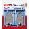 TESA Trakovi za nameščanje tesaR Powerstrips, beli, TESA, vsebuje 2 kosa