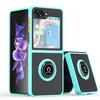 Torbica Frosted Shockproof za Samsung F741B Galaxy Z Flip 6 5G svetlo plava
