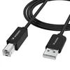 WOZINSKY Kabel za tiskalnik in skener USB-B – USB-A, 480 Mb/s, 2 m – črn