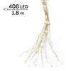 Dekordom dekoracija - led bunch lights static 180cm 496140 - silver - kmg ( 045686 )