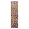 Ročno tkan volnen tekač 80x300 cm Amira Floral – Flair Rugs