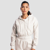 GymBeam Women‘s Base Zip Up Hoodie Cloud