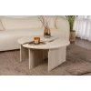 Hanah Home Klub sto Moira, O90x41cm, Bež