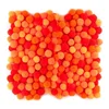 Akrilni Pom Poms, 1 cm - 120 kosov | Različne barve | Orange