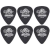 Dunlop 488R 0.88 Tortex Black Gold Standard 6 Pack