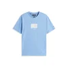 TOMMY HILFIGER Majica ITHACA svetlo modra/bela