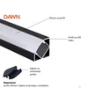 LED PROFIL LL-ALP007-R KOMPLET CRNI