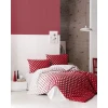 LEssentiel Maison Ranforce posteljina Puanline, 250x200cm, Crveno-bela