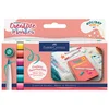 MARKER PERMANENTNI DEKORATIVNI BRUSH PK6 FABER CASTELL 161013 SORT BLISTER