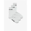 Set of three pairs of white Jack & Jones mens socks - Mens