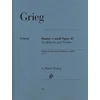 GRIEG;SONATE FUR VIOLINE UND KL.OP.45