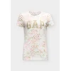 GAP Majica CLASSIC temno siva/kaki/roza/bela