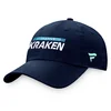 Moška kapa s ščitnikom Fanatics Authentic Pro Game & Train Authentic Pro Game & Train Unstr Adjustable Seattle Kraken