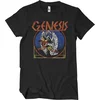 Genesis Majica Retro Unisex Black L