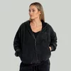 STRIX Women‘s Zip Hoodie Washed Black