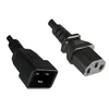 PowerCord C13-C20 10A 1m črna