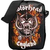 Motörhead England Fire Torba čez telo Black