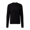 JACK & JONES Muški džemper 12266406, Crni