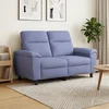 Vidaxl Kavč Jeans modra 158 x 90 x 95 cm Blago