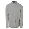 POLO RALPH LAUREN Srajca FEATHERWEIGHT MESH-z dolgimi rokaviL-KNT, siva
