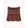 MixRay Bluza Blusen kostanj rjava