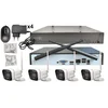 GEMBIRD CAM-IP3MP-WiFiKITXM4 GMB Kamera 3 megapiksela, Set 4/1 wifi full color app xmeye sa mikrofonom