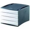 Kutija s 4 fioke Green2Desk Fellowes 0019101 crna-bela