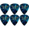 Fender 351 Shape Premium Pick Heavy Ocean Turquoise 6 Pack