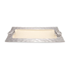 Julia Knight Razkošen pravokoten pladenj z rakovico CRAB, kremasto bela