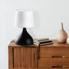 Opviq Stona lampa Gota-15473, Crno-bela