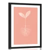 Plakat s paspartujem barvitost narave - 20x30 white