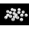 Lesene kroglice O13 in 14 mm - (O13 mm) bele (20 g)