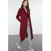 Trendyol Prehoden plašč bordo