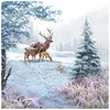 Serviete za decoupage Deer Family - 1 kos (Serviete za)