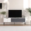 Hanah Home TV Komoda Noah, 150x45x30 cm, Antracit-bela