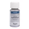 Rayher. Barva za tekstil kovinska, srebrna, 50ml
