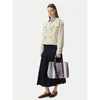 Tommy Hilfiger Ročna torba Th City Satchel Jacquard AW0AW18733 Modra