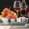 Samolepilna fototapeta vino in grozdje - 539x363