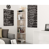 Hanah Home Polica 45x170x22cm Krem-Bela