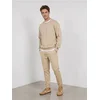 Sinsay - Pamučne jogger pantalone - BEŽ