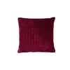 Dekorativna prevleka za vzglavnik 40x40 ZIG-ZAG Minky Wave bordo/temno roza