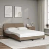 Okvir za krevet Dover cappuccino 140x190 cm umjetna koža