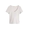 LEVIS ® Majica SWEETIE sivka / bela