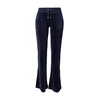 Juicy Couture Hlače LAYLA temno modra