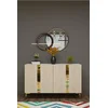 HANAH HOME Konzola Anka 120 White Travertine Gold